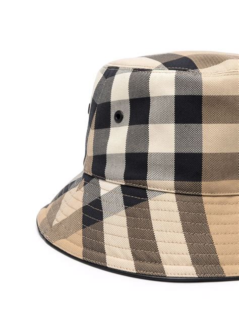 burberry fischerhut damen|Fischerhut aus technischer Baumwolle mit Vintage Check.